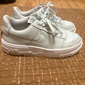 Nike pixel Women's Light Gray Athletic Shorts